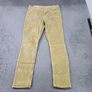 Levis 311 Shaping Skinny Corduroy Jeans Womens 31x30 Beige Light Wash Mid Rise